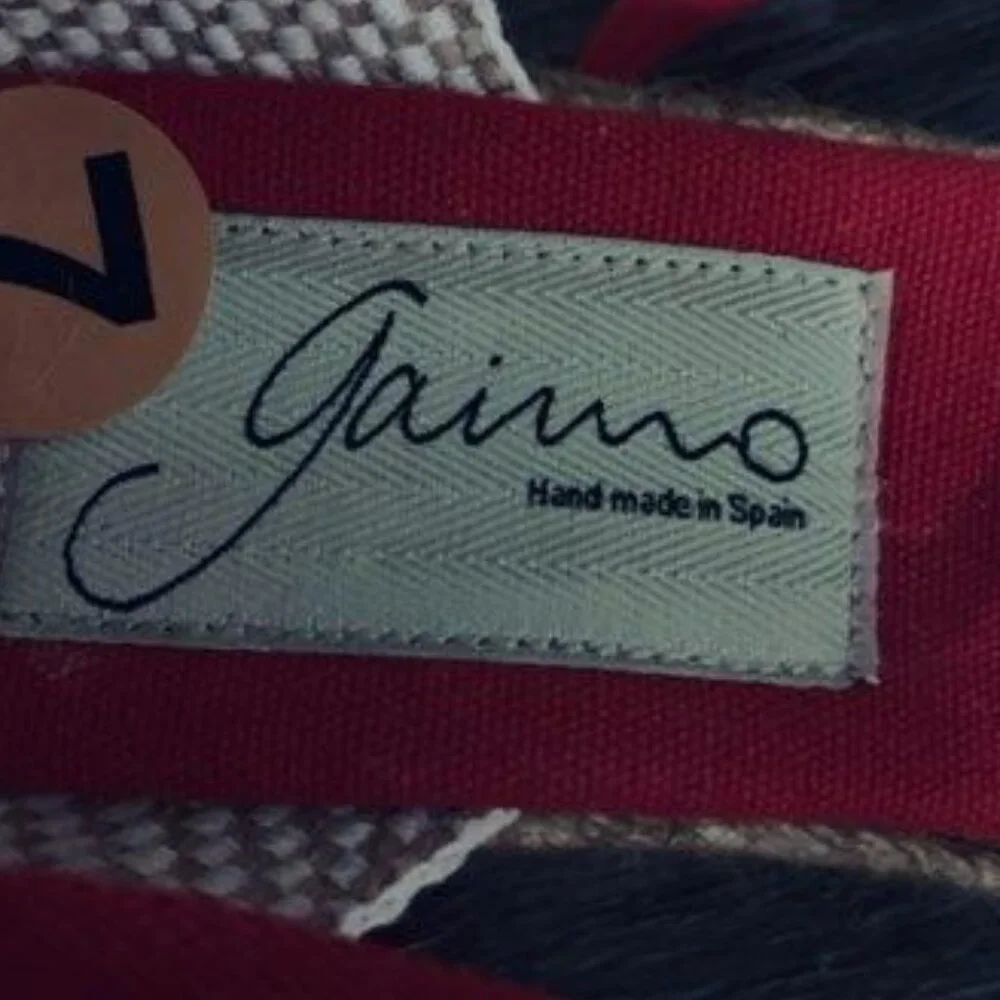 Gaimo Canvas Lace up Espadrilles